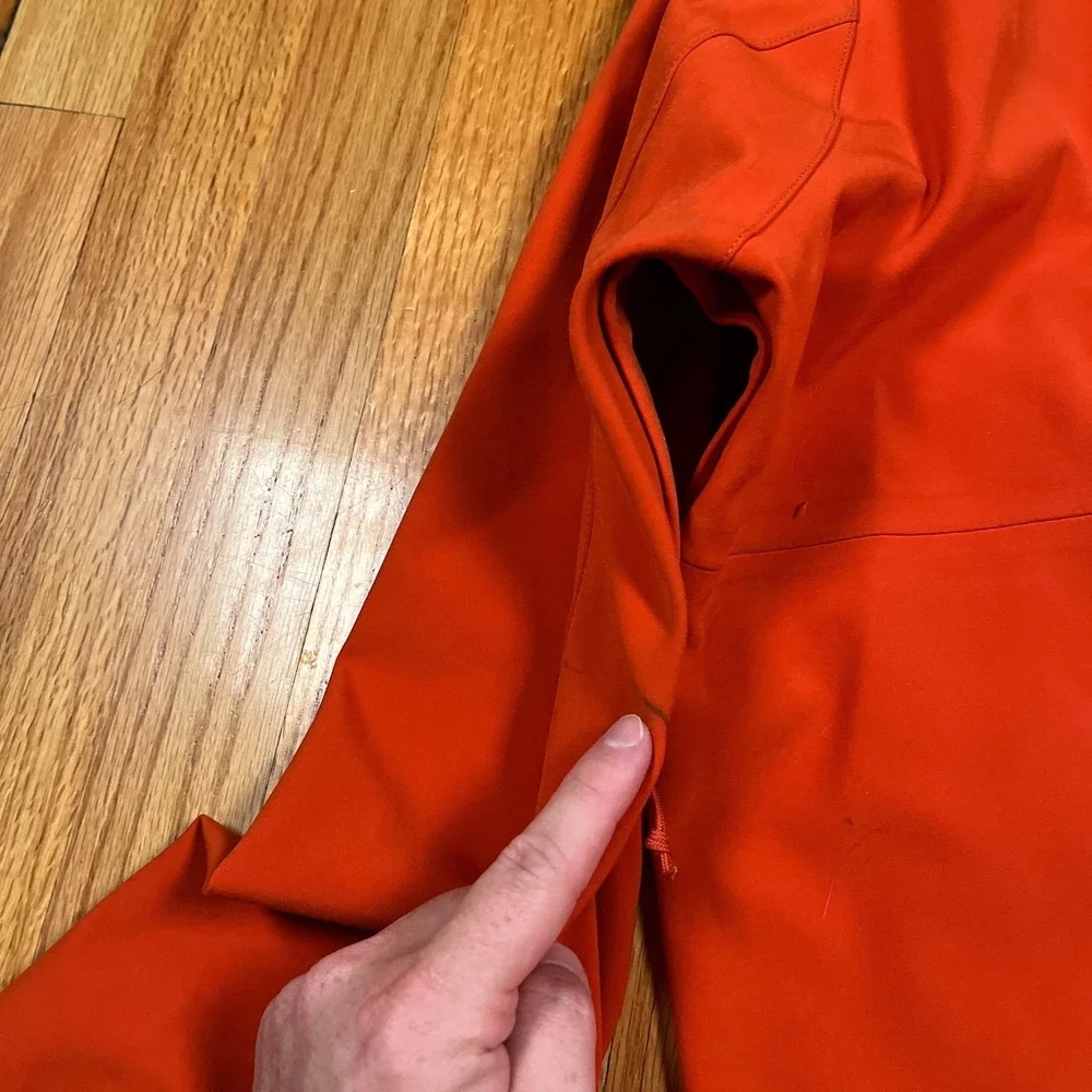 The North Face Apex Flex Gore-Tex Hooded Jacket Orange Men's Small NF0A2VE7